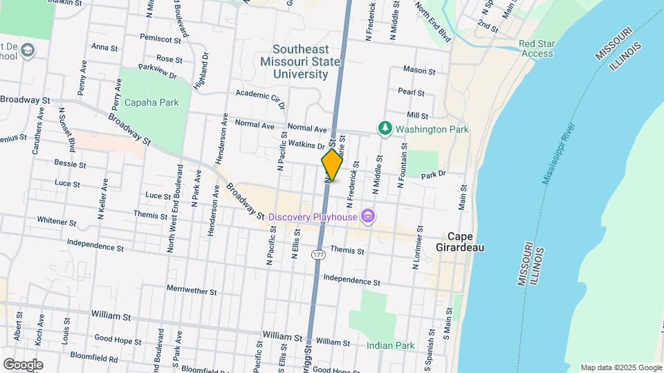 316 N Sprigg St Map and Location Details