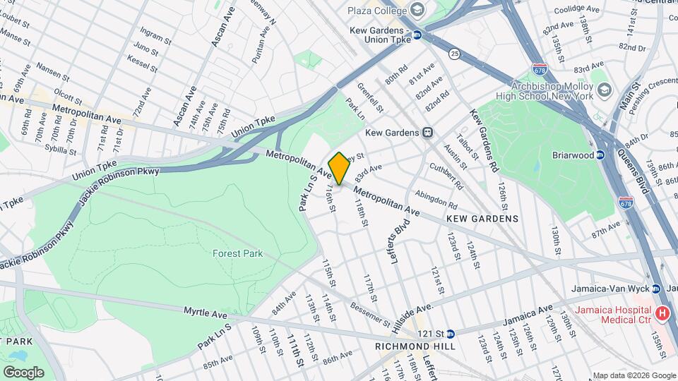 116-17 Grosvenor Ln, Unit 3A Mapa y Detalles de la Ubicación