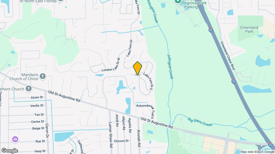 12196 Lake Fern Dr Map and Location Details