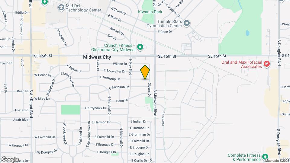 536 E Northrup Dr Map and Location Details
