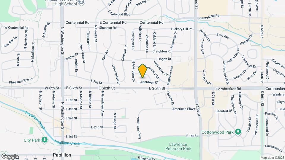 908 E Aberdeen Dr Map and Location Details