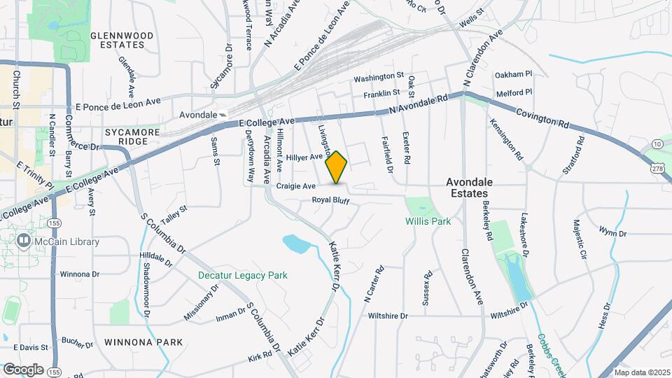 2797 Craigie Ave Map and Location Details