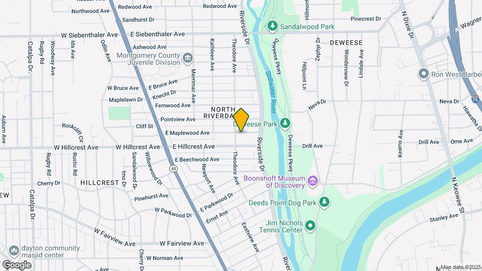 308 E Maplewood Ave Map and Location Details