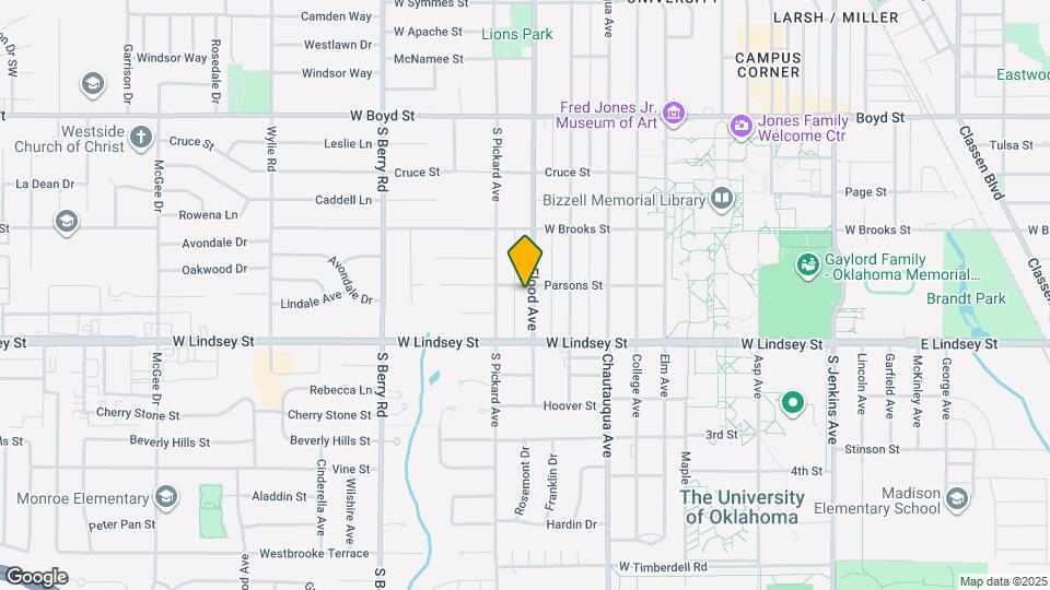 906 S Flood Ave Mapa y Detalles de la Ubicación