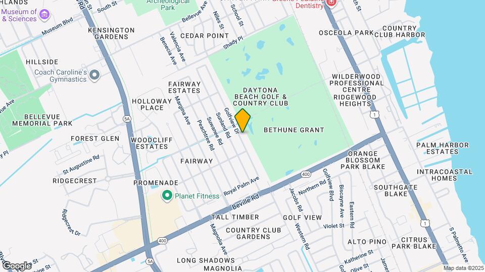 1317 Golfview Dr Map and Location Details