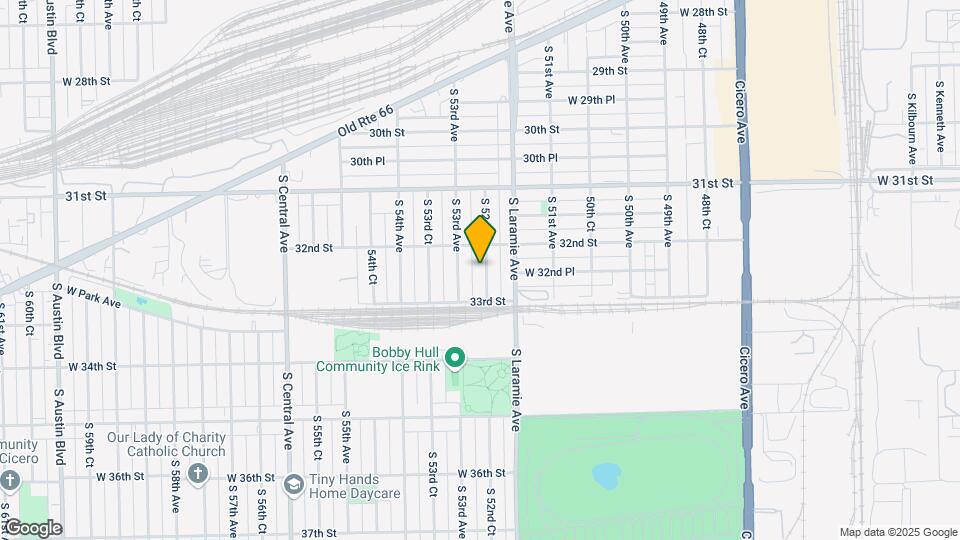 3222 S 52nd Ct Map and Location Details
