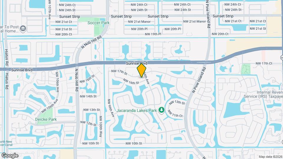 9461 NW 16th St Map and Location Details