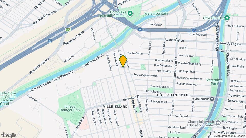 5807 Monk Boul Map and Location Details