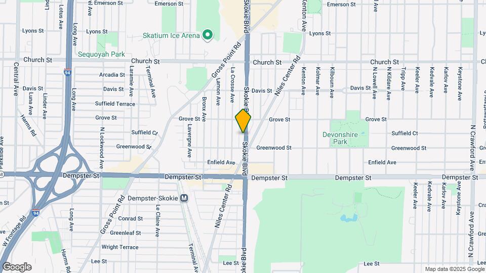 8922 Skokie Blvd Map and Location Details