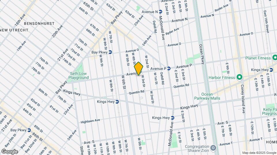 1615 W 4th St Map and Location Details