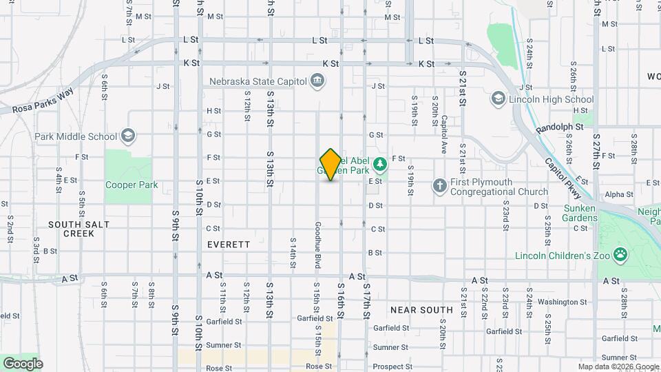 1529 E St Map and Location Details