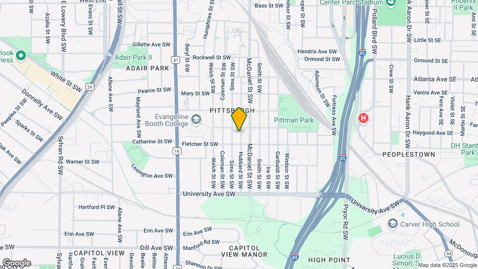 1043 Hubbard St SW Map and Location Details