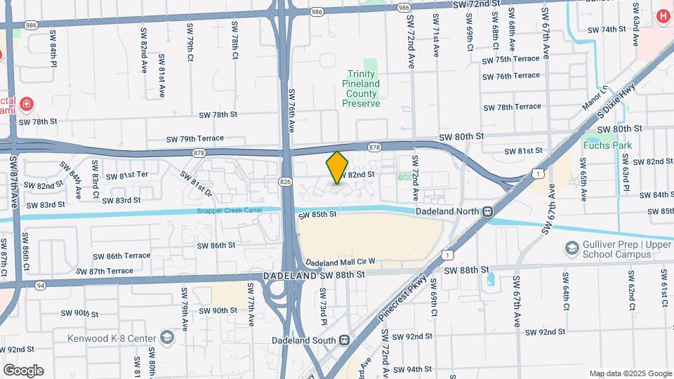 7560 SW 82nd St, Unit # G214 Mapa y Detalles de la Ubicación