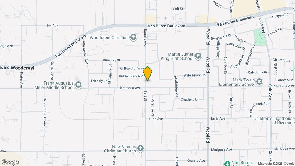 9380 Dauchy Ave Map and Location Details