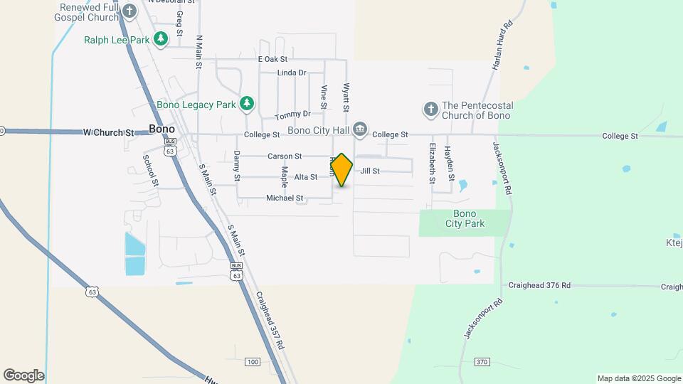 402 Garrett St Map and Location Details