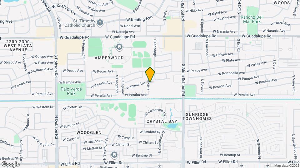 3105 S Rogers Map and Location Details