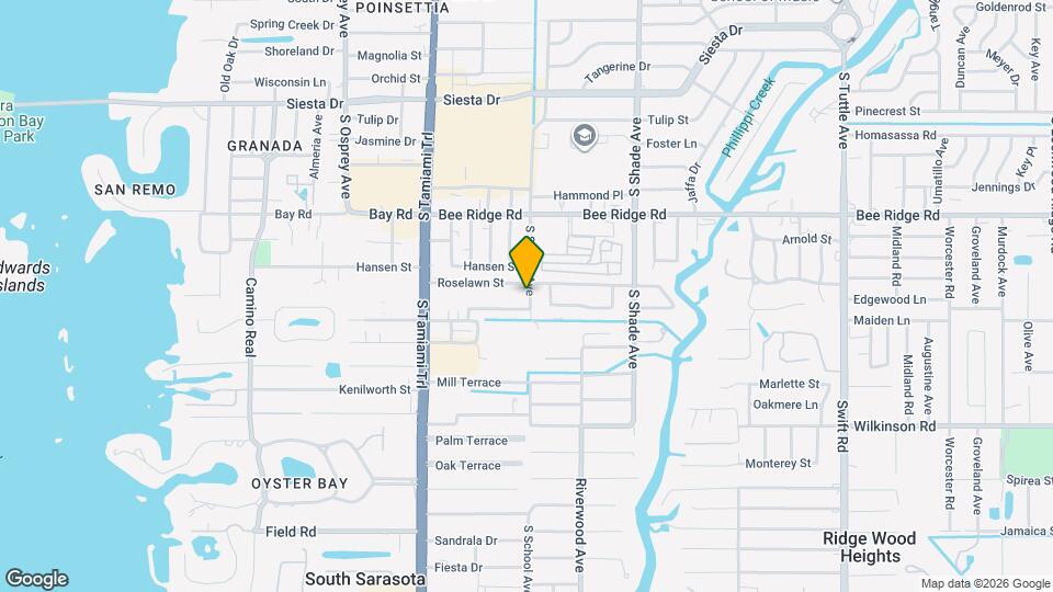 4020 S School Ave Map and Location Details