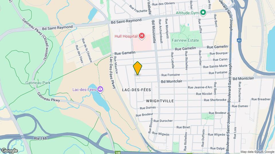 195 Fontaine Rue Map and Location Details