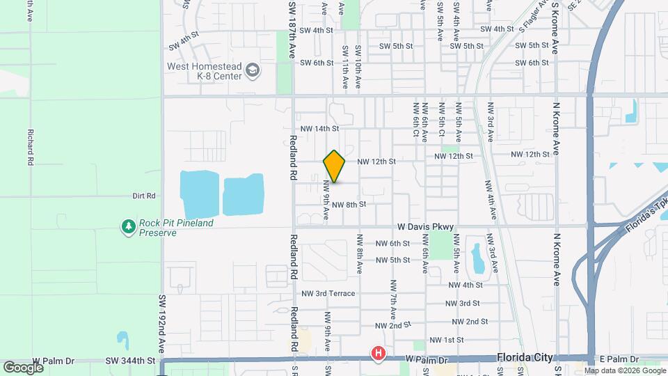 877 NW 10th St Map and Location Details