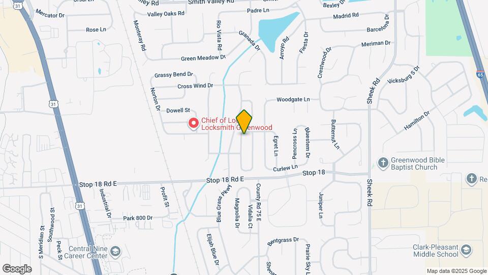 1417 Green Spring Way Map and Location Details