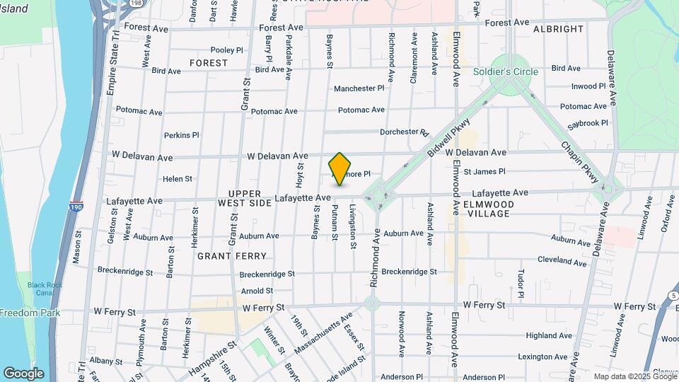 388 Lafayette Ave Map and Location Details