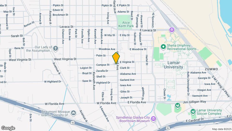4606 Highland Ave Map and Location Details
