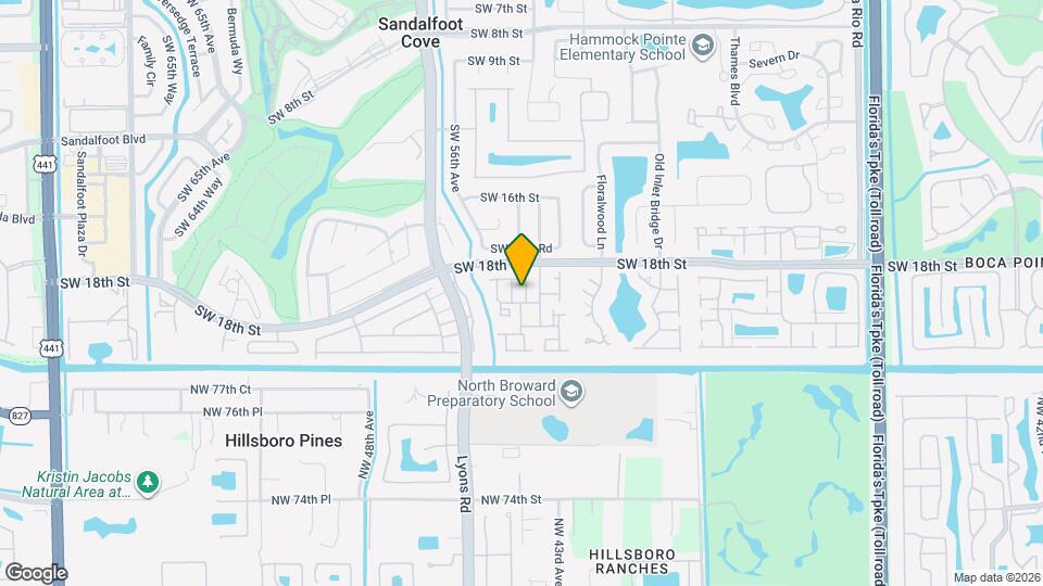 23343 SW 54th Way Map and Location Details