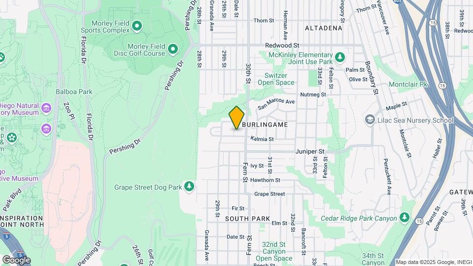 2960-2962 Kalmia St Map and Location Details