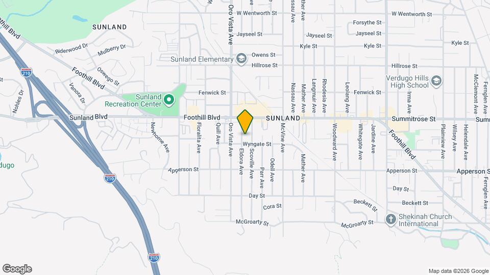10412 Eldora Ave Mapa y Detalles de la Ubicación