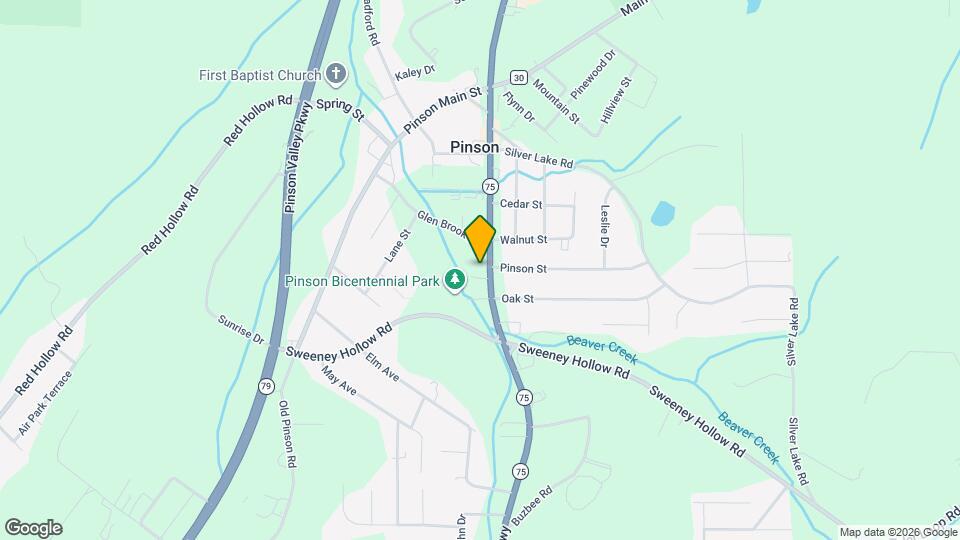 4324 Pinson Blvd Map and Location Details