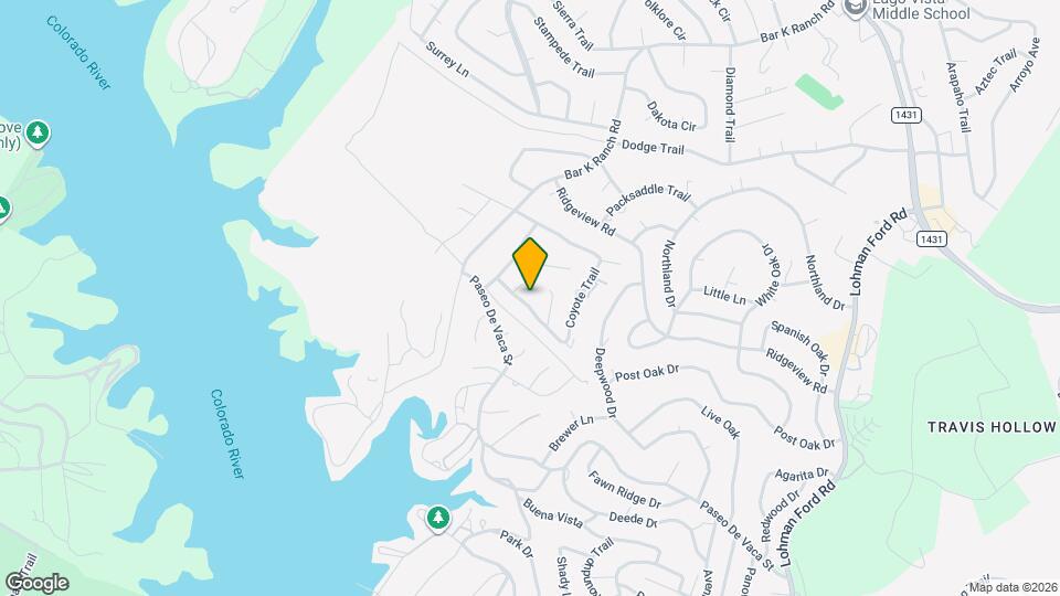 21416 Coyote Trl Mapa y Detalles de la Ubicación