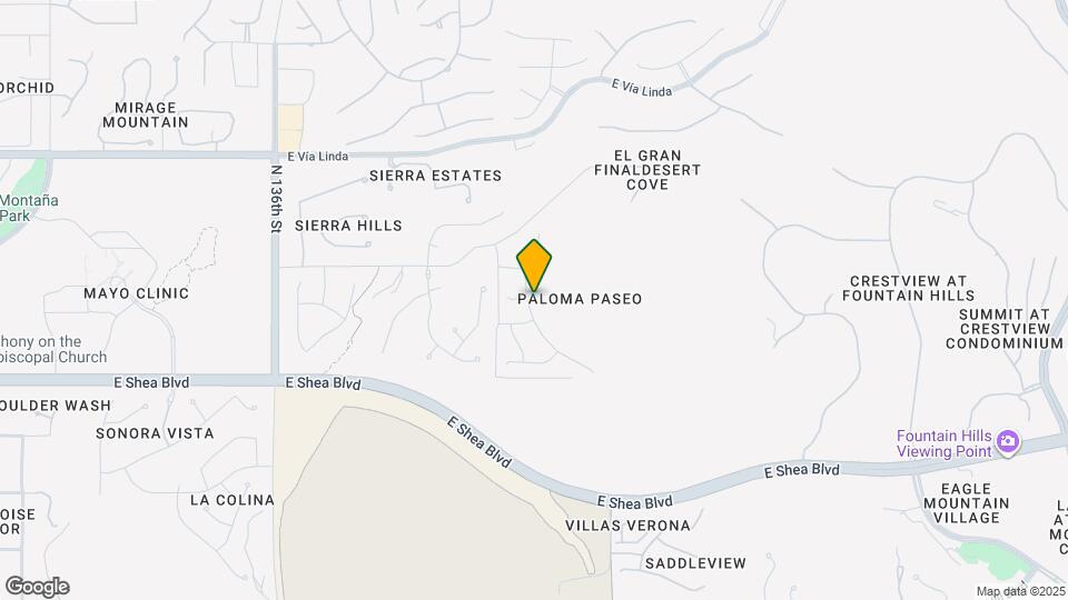 10841 N 140th Way Map and Location Details