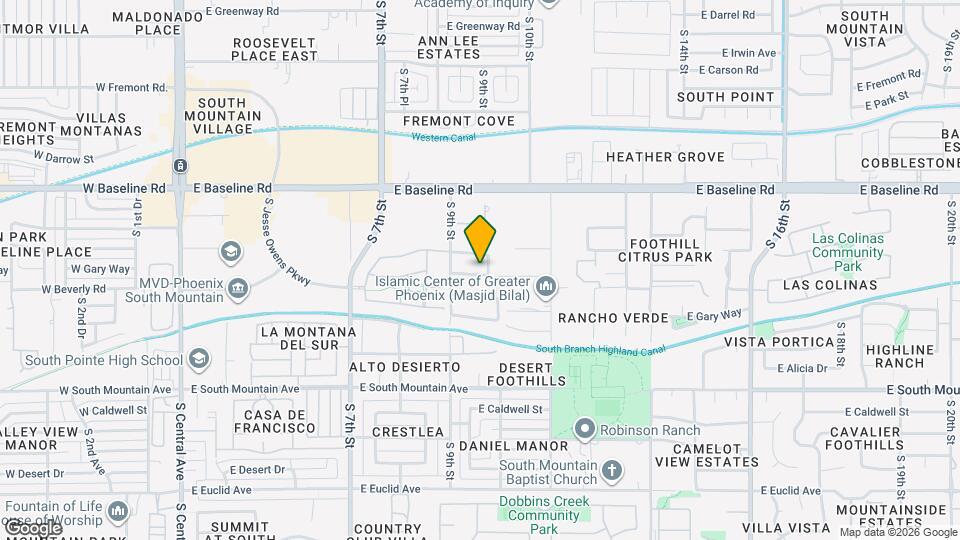 930 E Harwell Rd Map and Location Details