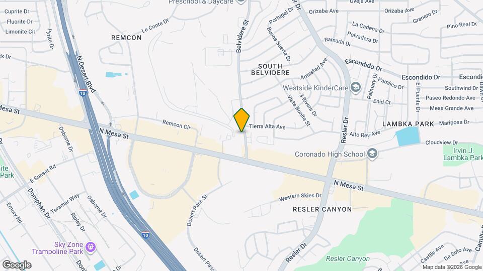 147 Belvidere St Map and Location Details