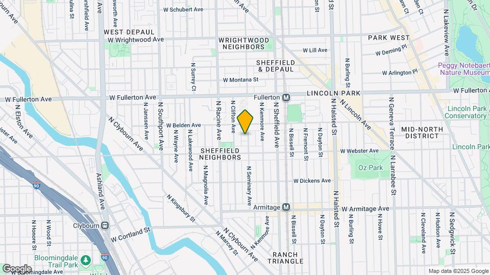 2232 N Seminary Ave, Unit 2 Mapa y Detalles de la Ubicación