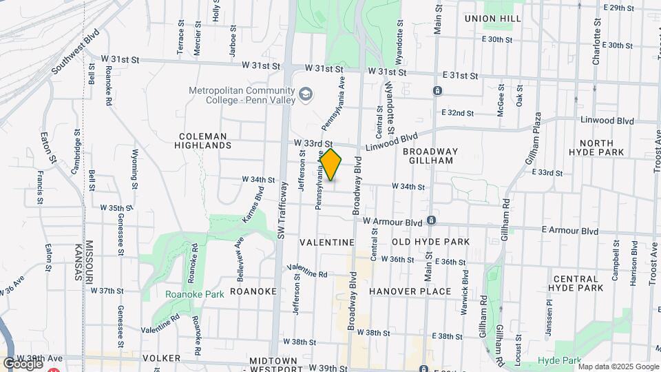 3424 Washington St Mapa y Detalles de la Ubicación
