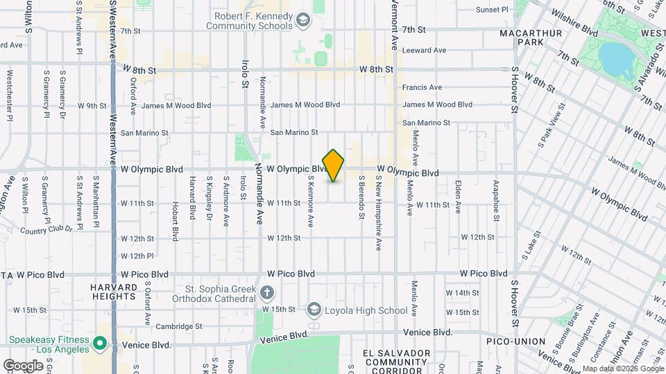 1036 Dewey Ave Map and Location Details