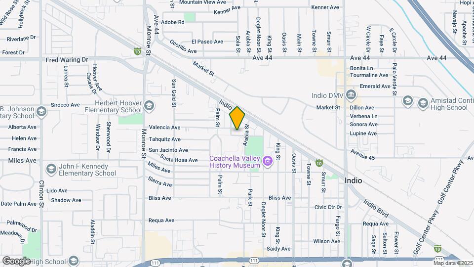 82481 Valencia Ave Map and Location Details