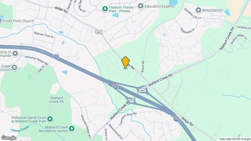 8109 Overmeadow Ln Map and Location Details