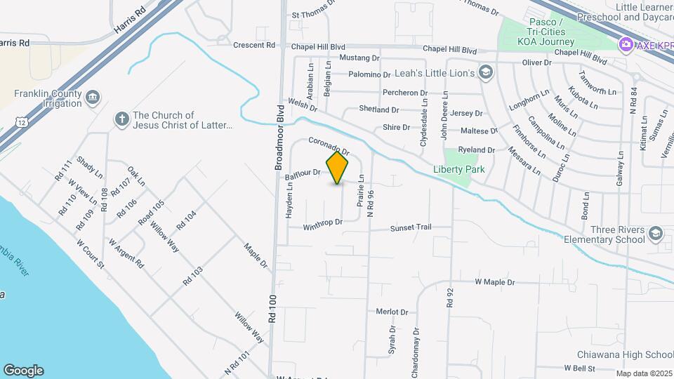 4112 Fernwood Ln Map and Location Details