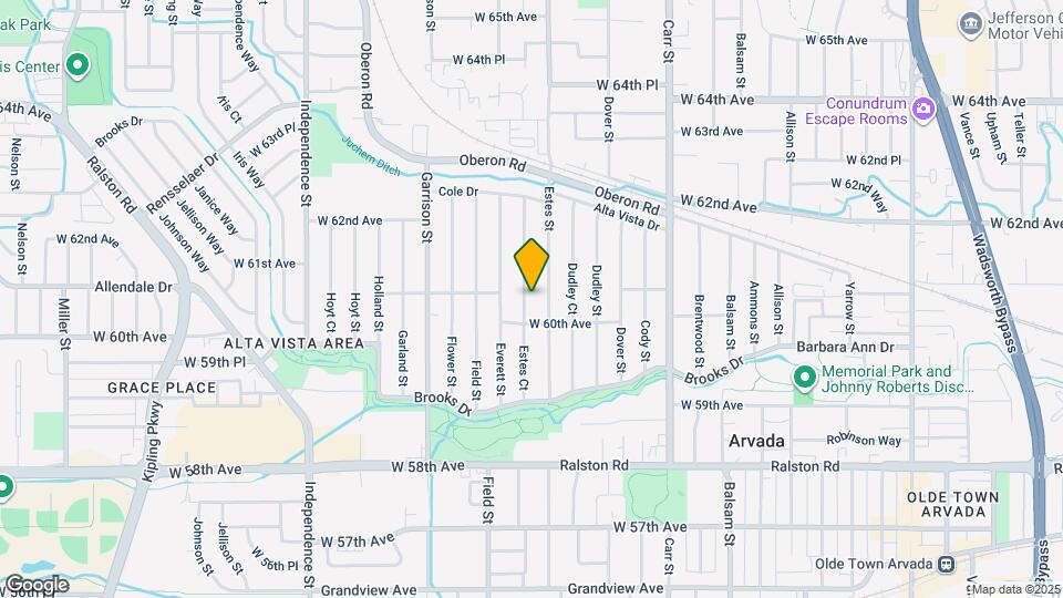 6040 Estes Ct Map and Location Details