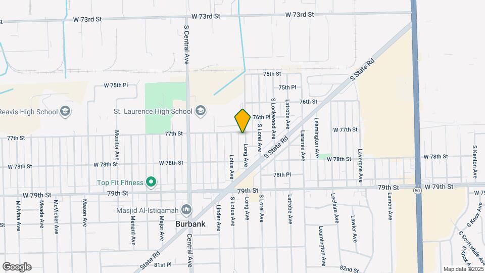 7702 Long Ave Map and Location Details