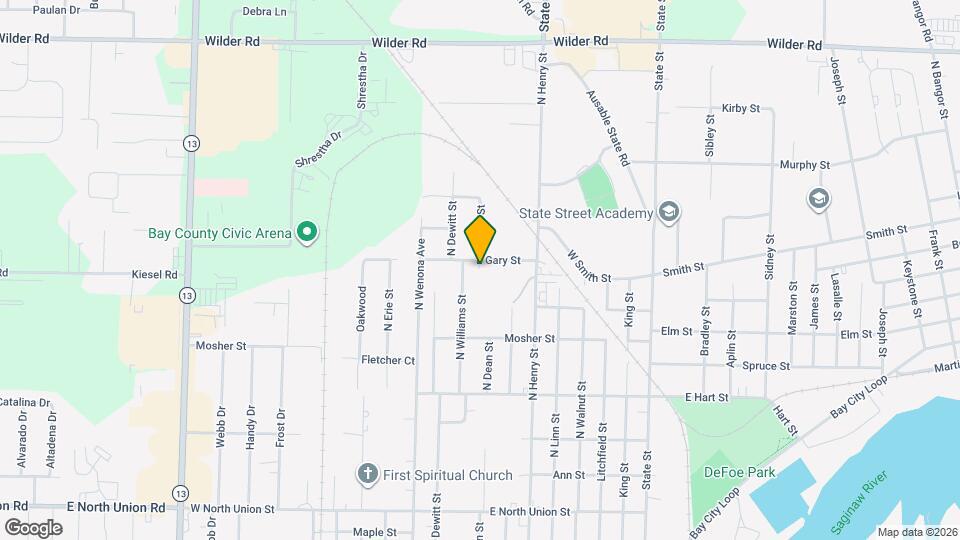 304 E Gary St Map and Location Details