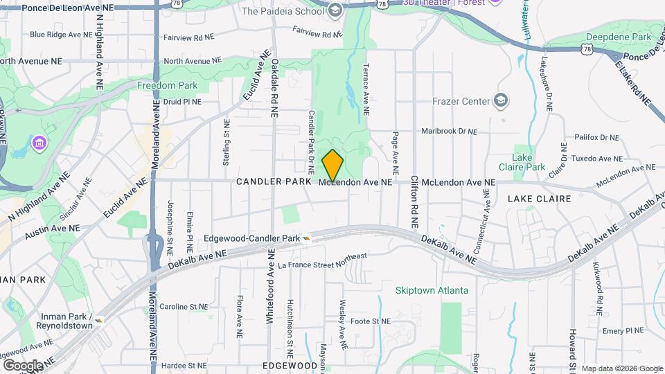 1511 McLendon Ave NE Map and Location Details