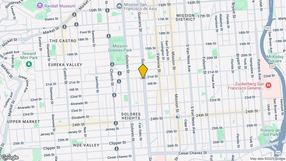908 Guerrero St Mapa y Detalles de la Ubicación
