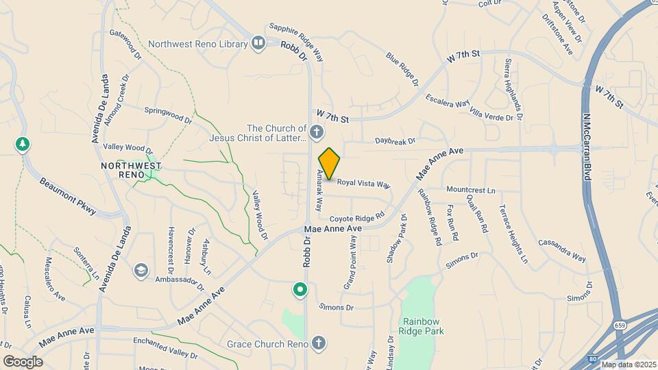 5972 Royal Vista Way Mapa y Detalles de la Ubicación