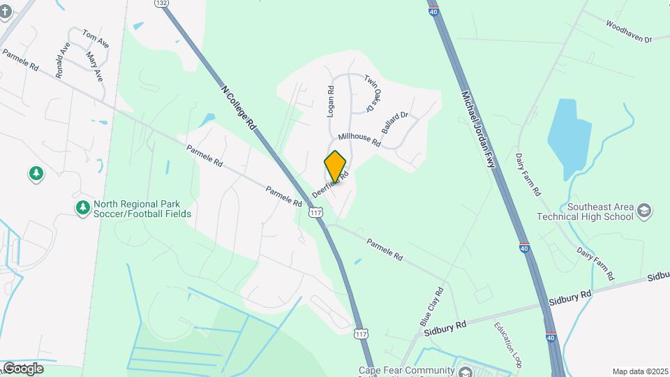 102 Deerfield Rd Map and Location Details