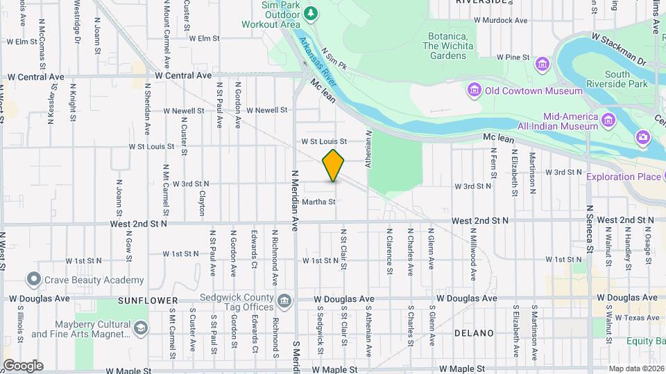 2301 W 3rd St N Map and Location Details