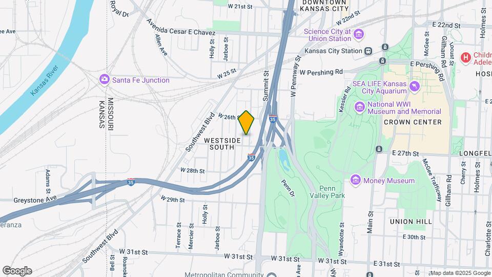 2636 Madison Ave Map and Location Details