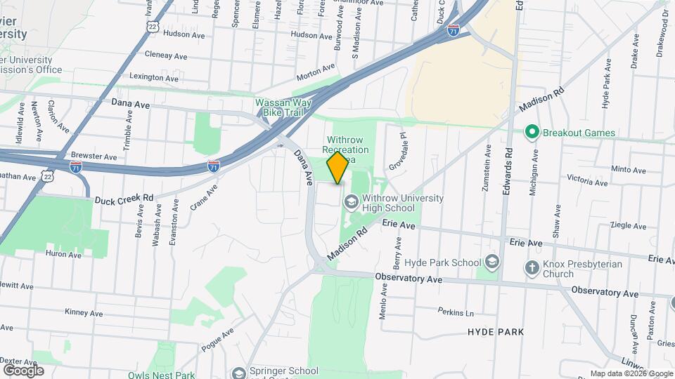 2332 Dana Ave Mapa y Detalles de la Ubicación